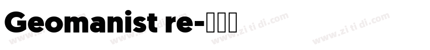 Geomanist re字体转换